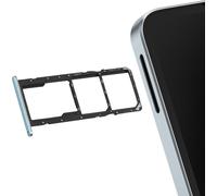 Clappio, SIM Tray Dual Nano + microSD Galaxy A06 avec joint, Bleu clair