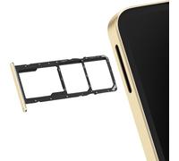 Clappio, SIM Tray Dual Nano + microSD Galaxy A06 avec joint, Or