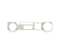 Support caméra avant, haut-parleur interne et capteurs pour iPhone XS Transparent