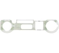 Clappio, support pour caméra frontale, écouteurs-haut-parleur, capteur pour iPhone XS, Transparent