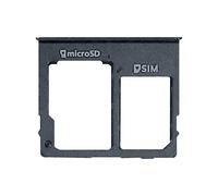 Clappio Tiroir Carte SIM pour Samsung Galaxy A10e Nano SIM et Micro SD Noir