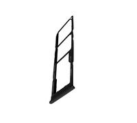 Clappio Tiroir Carte SIM pour Samsung Galaxy A12 2x Nano SIM et Micro SD Noir