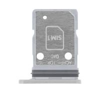 Clappio Tiroir de Remplacement Carte Dual Nano SIM pour Samsung Galaxy A36 Blanc