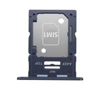 Clappio Tiroir de Remplacement Dual Nano SIM ou microSD pour Galaxy A15 5G Noir