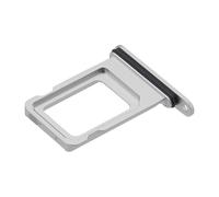 Clappio Tiroir de Remplacement Nano SIM pour iPhone 17 Pro Max Argent