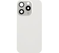 Clappio, verre arrière de rechange avec MagSafe pour Apple iPhone 15 Pro Max, blanc