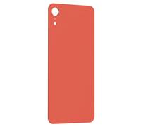 Clappio, verre arrière de rechange pour Apple iPhone XR, rouge corail