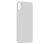 Clappio, verre arrière de rechange pour Apple iPhone XS, argenté
