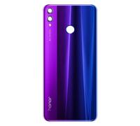 Clappio, verre arrière de rechange pour Honor 8X, bleu