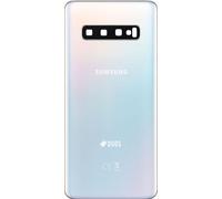 Clappio, verre arrière de rechange pour Samsung Galaxy S10, blanc