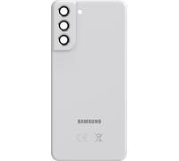 Clappio, verre arrière de rechange pour Samsung Galaxy S21 FE, blanc