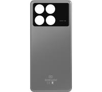 Clappio, verre arrière de rechange pour Xiaomi Poco X6 Pro, gris