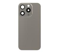 Vitre arrière Complète pour iPhone 15 Pro avec MagSafe Gris