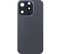 Vitre arrière Complète pour iPhone 15 Pro avec MagSafe Gris Foncé