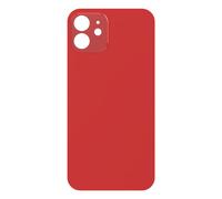 Clappio Vitre arrière de remplacement pour Apple iPhone 12 Rouge