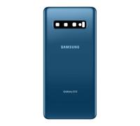 Clappio Vitre arrière de remplacement pour Samsung Galaxy S10 Bleu