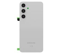 Vitre arrière de remplacement pour Samsung Galaxy S24 FE Argent