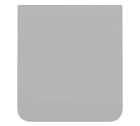 Clappio Vitre Arrière Inférieure pour Galaxy Z Flip 6 avec Adhésif Intégré Gris