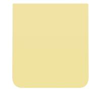 Clappio Vitre Arrière Inférieure pour Galaxy Z Flip 6 avec Adhésif Intégré Jaune