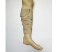 Claquage Elongation Déchirure Mollet Blessure Football - Manchon de compression - protection et maintien du mollet pendant l'effort - Sport strapping - Taille: Unique,180x7,5cm - (PEAU)