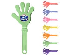 Claque à Main Personnalisés, Claquemains en Plastique, Personnalisable avec Photos/Logos, Clap Hand pour Fans de Football, Événements Sportifs et Fêtes, 7 Couleurs (Vert)