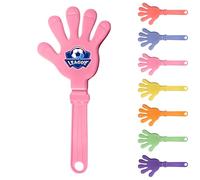 Claque à Main Personnalisés, Claquemains en Plastique, Personnalisable avec Photos/Logos, Clap Hand pour Fans de Football, Événements Sportifs et Fêtes, 7 Couleurs (Rose)