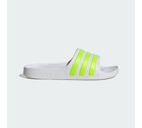 Adidas Claquettes Adilette Aqua Enfant mixte Blanc/Vert fluo/Blanc Taille 34