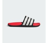 CLAQUETTE ADILETTE COMFORT 2.0 Core Black / Core White / Lucid Red 40 1/2