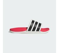 CLAQUETTE ADILETTE COMFORT 2.0 Crystal White / Core Black / Lucid Red 46