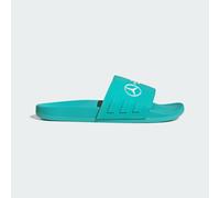 ADIDAS PERFORMANCE Claquettes / Tongs 'Mercedes - AMG Petronas Formula One Team' turquoise / blanc, Taille 36,5-37