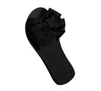 Claquette de Plage Nœud Femmes Été Mules Pantoufles Sandales Semelle Épaisse Haussons Piscine Douche Claquette à Bout Ouvert Chaussons Légères Mode Claquette Confortables Antidérapant Pantoufles Mule