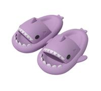 Claquette De Requin Femme Homme Ete Chaussons Ultra Doux Cloud Shark Pantoufles Pour Intérieur Extérieur (Violet, adult, women, numeric_36, numeric_range, eu_footwear_size_system, numeric_37, medium)