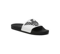 Claquette Emporio Armani Slide Eagle Homme Blanc - 41