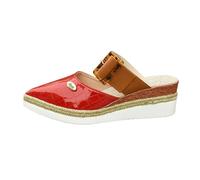Claquette Femme Chaussures à talons compensés pour femmes,élégantes,confortables,en cuir,fermées sur le devant,antidérapantes,élastiques,sandales à bride arrière,décontractées,pour les vacances et les