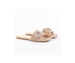 Claquette Guess Femme jolly Marron Polyester 37