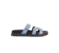 Claquette Guess Femme Signature Bleu Synthétique 36