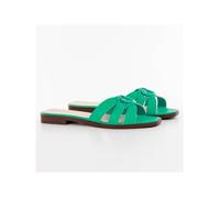 Claquette Guess Femme Symo Vert cuir 39