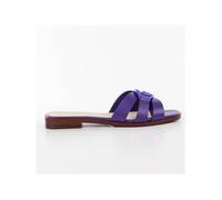Claquette Guess Femme Symo Violet cuir 37