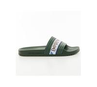 Claquette Homme - Emporio Armani - kaki XUPS06 XN919 T636 - 100% PU - Polyuréthane