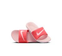Claquette Nike Kawa pour enfant/ado Magic Ember/Blanc/Echo Pink 35