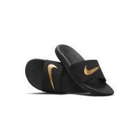 Claquettes Enfant NIKE Kawa Slide Noir/Or - Synthétique - Mixte 29 1/2