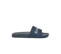 Superdry Claquettes Premium Metallic Pool Slides Bleu Femme EU 40-41