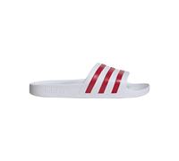 adidas Mixte Adilette Aqua Slides Sandal, Ftwr White/Team Colleg Red/Ftwr White, 48.5 EU