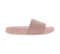 Claquettes - ADIDAS - Adilette - Cuir - Rose - Sangle large avec trèfle débossé 40,5