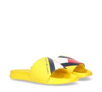 Claquettes avec drapeau imprimé enfant Tommy Hilfiger Jaune 35