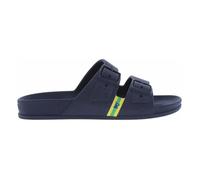 Claquettes Cacatoès bleu - Femme - Talon plat - Logo de la marque - Blanc 45