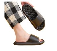 Claquettes Cloud Été maison pantoufles femme intérieur maison ménage sandales en plein air Couple salle de bain bain pantoufles mode personnalité Chaussures de douche(Noir,40/41)