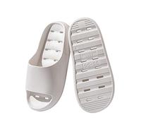 Claquettes Cloud Mode personnalité pantoufles femme été intérieur maison salle de bain bain respirant hommes fond épais Couple maison Chaussures de douche(Blanc,40-41)