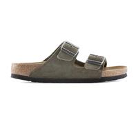 Claquettes cuir suÃ©dÃ© Birkenstock Arizona Vert 40