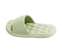 Claquettes de douche pour femmes et hommes - Chaussures d'été d'intérieur - Chaussures de salle de bain - Semelle souple - Chaussons légers - Pour couples, extérieur, plage, piscine, Vert, 38 EU
